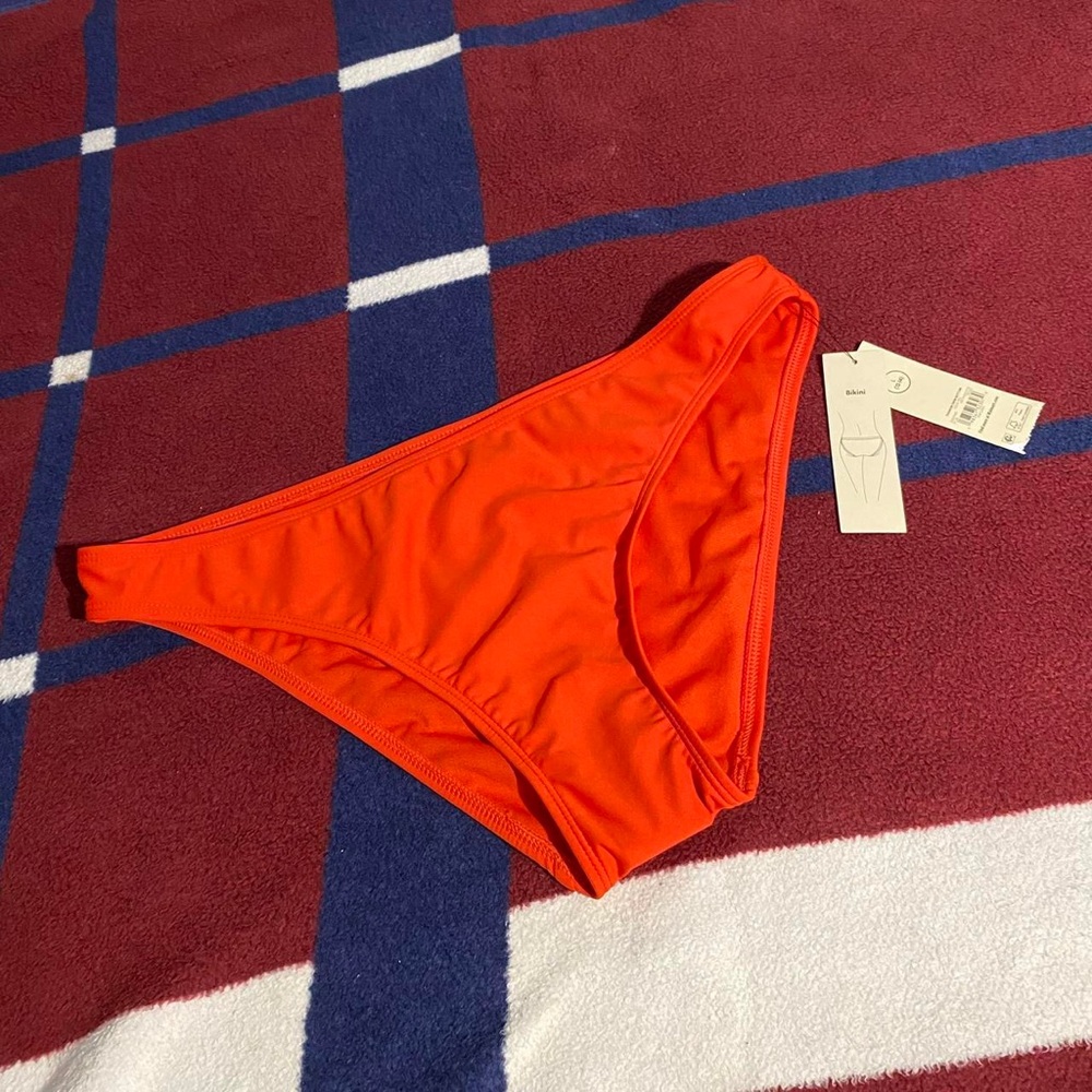 No Boundaries Boho Soleil Hipster Bikini Bottoms Women's L Soleil Red NWT